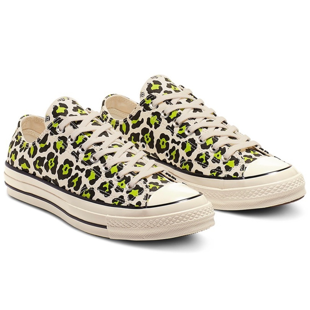 Converse Chuck 70 Ox Low Neon Leopard Shoes